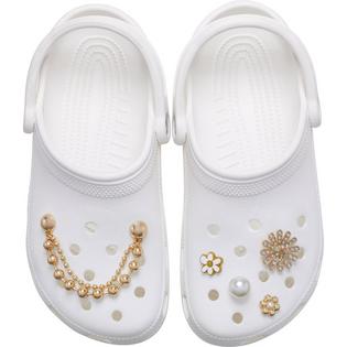 Crocs Pretty in Gold Jibbitz Shoe Charm (5 Pack)
