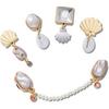 Elevated Pearl Jibbitz  153  Shoe Charm  5 Pack 