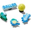 Pickleball Jibbitz  153  Shoe Charm  5 Pack 