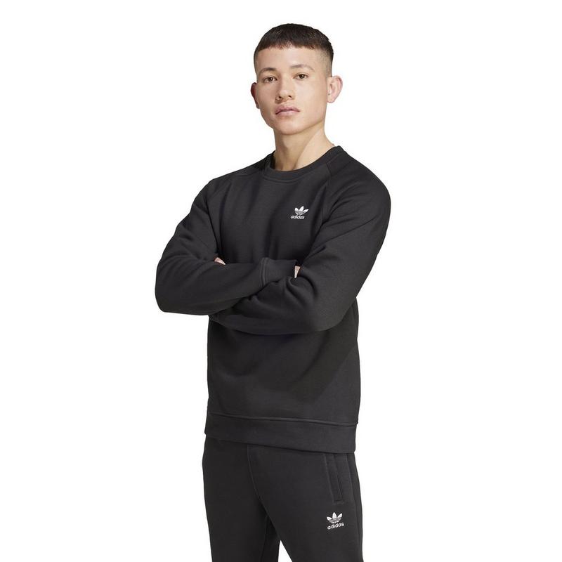 adidas Originals Chandail &agrave; col rond Essentials Trefoil pour hommes