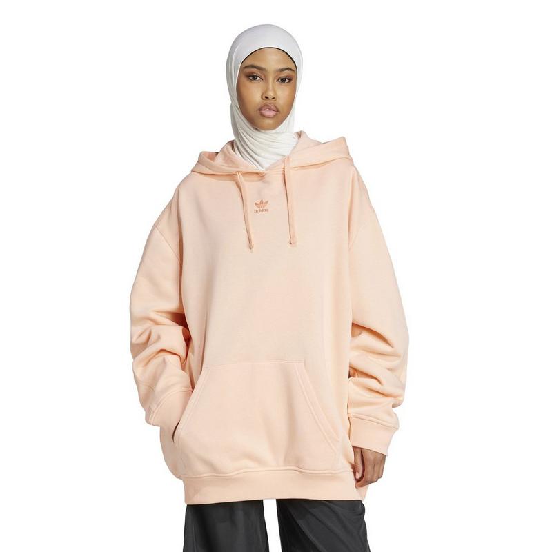 adidas Originals Chandail &agrave; capuchon en molleton surdimensionn&eacute; Essentials pour femmes