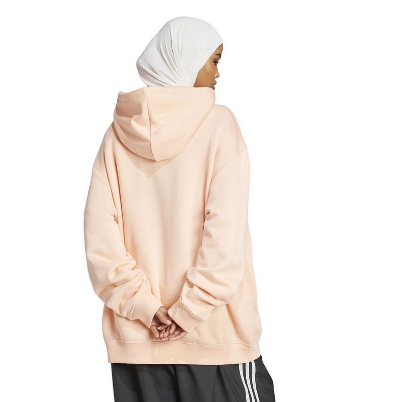 adidas Originals Chandail &agrave; capuchon en molleton surdimensionn&eacute; Essentials pour femmes