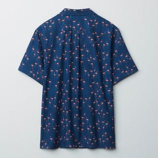 Public Beach Men's Flamingo Cuban Shirt