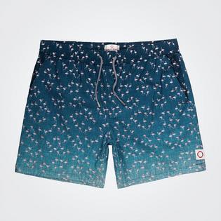 Public Beach Men's Pink Bird Classic Volley Swim Trunk