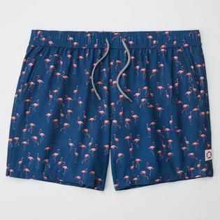 Public Beach Men's Flamingo Flair Classic Sustainable Swim Trunk