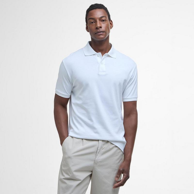 Barbour Polo Hylton Interlock &agrave; coupe ajust&eacute;e pour hommes