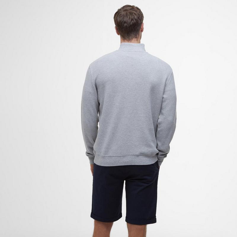 Barbour Haut &agrave; demi-glissi&egrave;re en piqu&eacute; interlock pour hommes