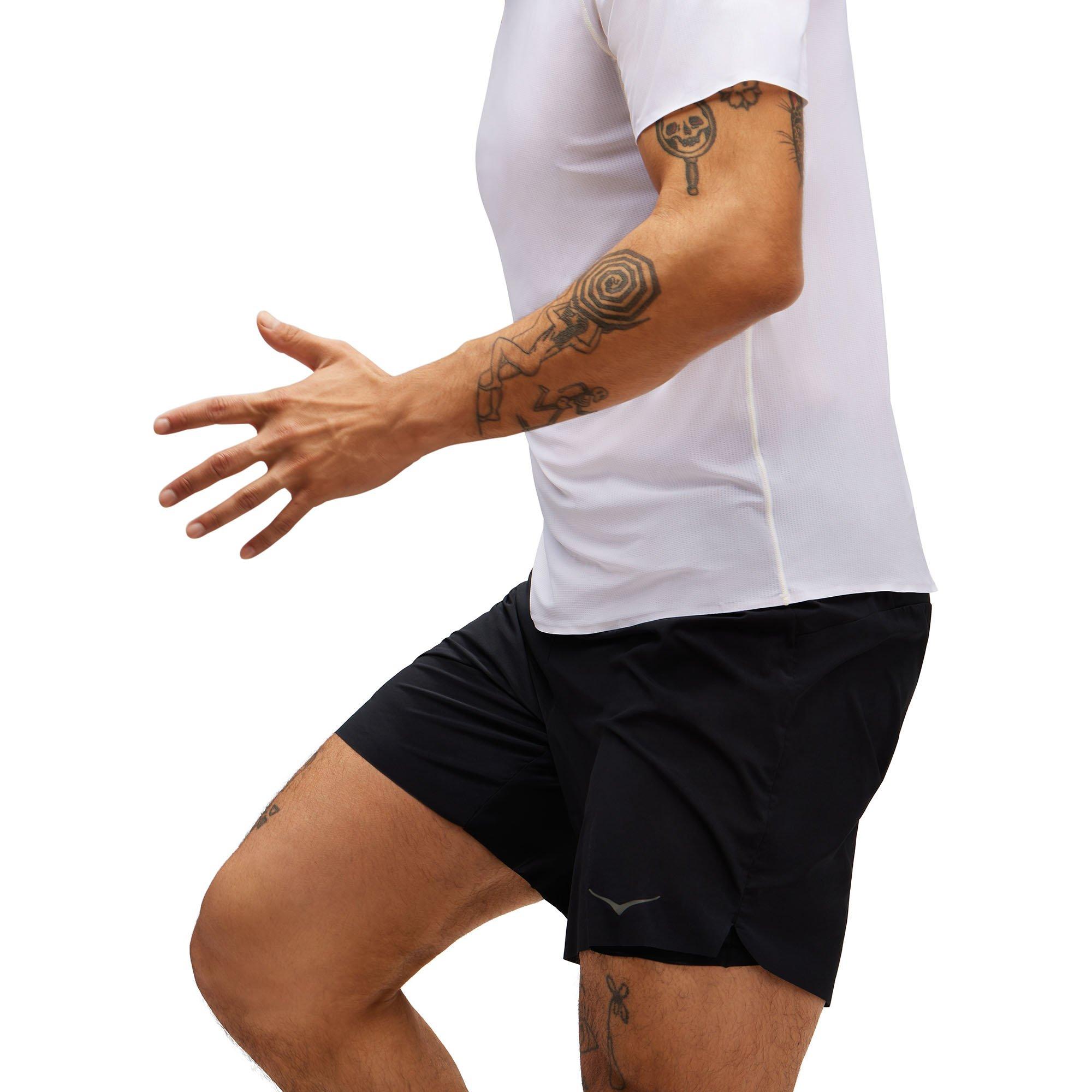 HOKA M GLIDE 7 SHORT ブラック S Men's Glide 7