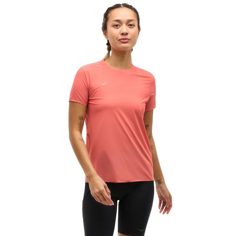 HOKA Women's Airolite Run Short Sleeve Top