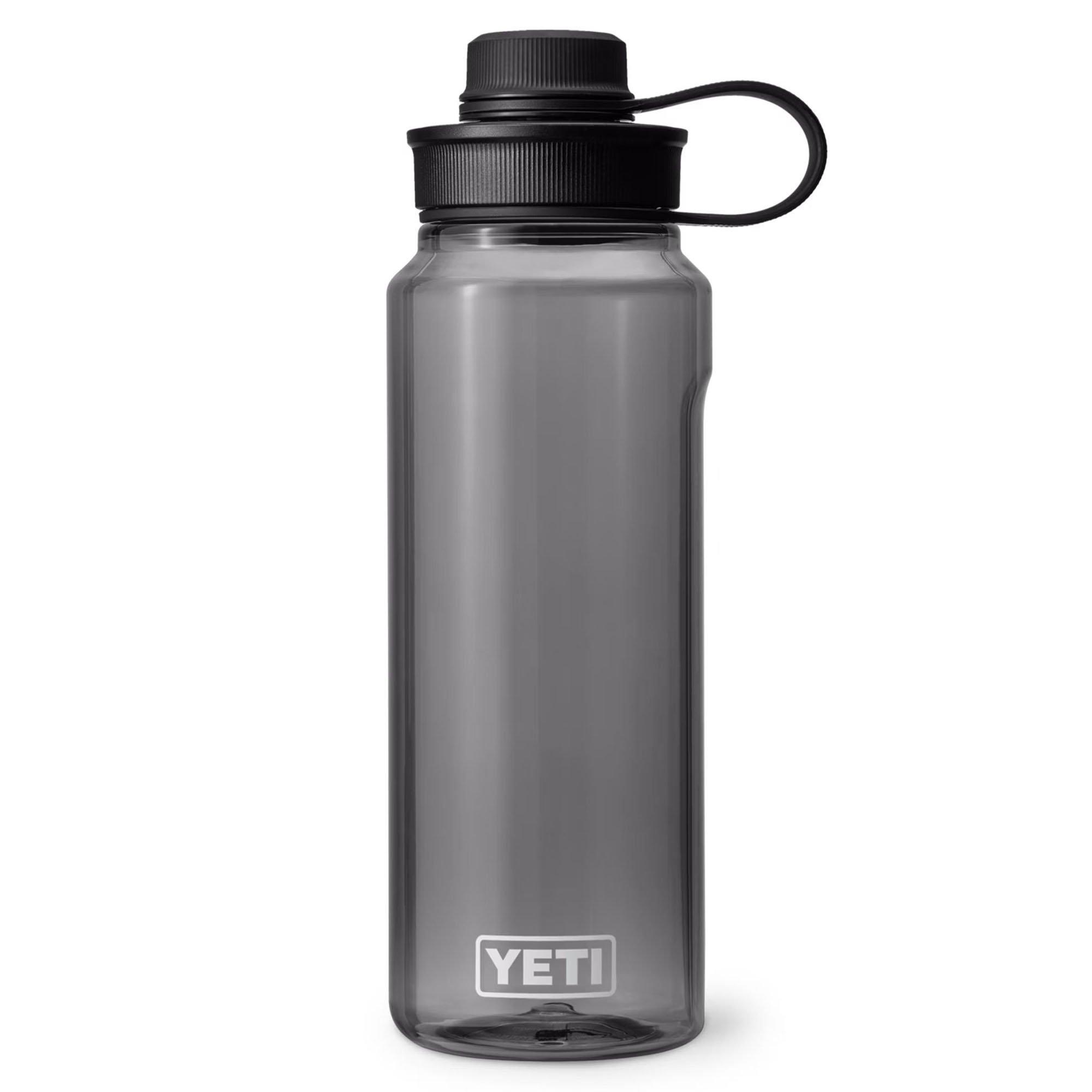 YETI | Yonder Water Bottle with Tether Cap, Charcoal, Size 34 oz