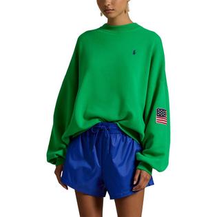 Polo Ralph Lauren Women's Oversized Logo Fleece Crew Sweatshirt
