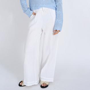 Oak & Ivy Women's Bubble Gauze Pant