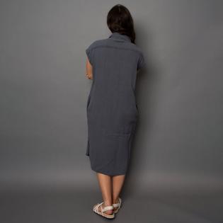 Oak & Ivy Women's Bubble Gauze Shirt Dress