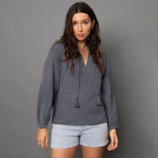 Oak & Ivy Blouse en gaze Milania Bubble pour femmes