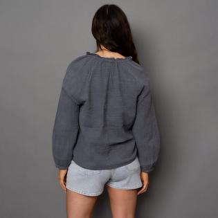 Oak & Ivy Women's Milania Bubble Gauze Blouse