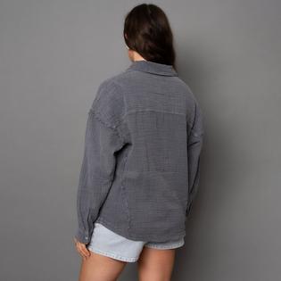 Oak & Ivy Chemise &agrave; manches longues Bubble Gauze pour femmes