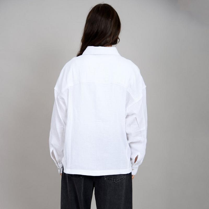 Oak & Ivy Chemise &agrave; manches longues Bubble Gauze pour femmes