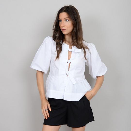 Oak & Ivy Women s Tally Poplin Top