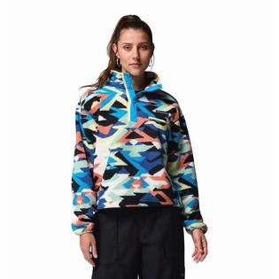 Columbia Women's Helvetia&#x2122; II Printed Cropped Half-Snap Fleece Top