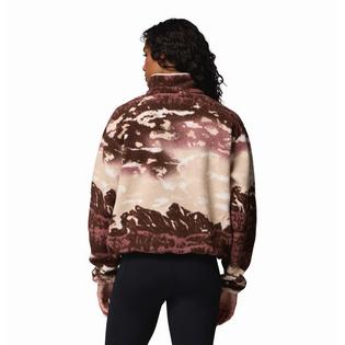 Columbia Women's Helvetia&#x2122; II Printed Cropped Half-Snap Fleece Top