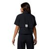 Chemise  court e   manches courtes tiss e Cove Beach pour femmes