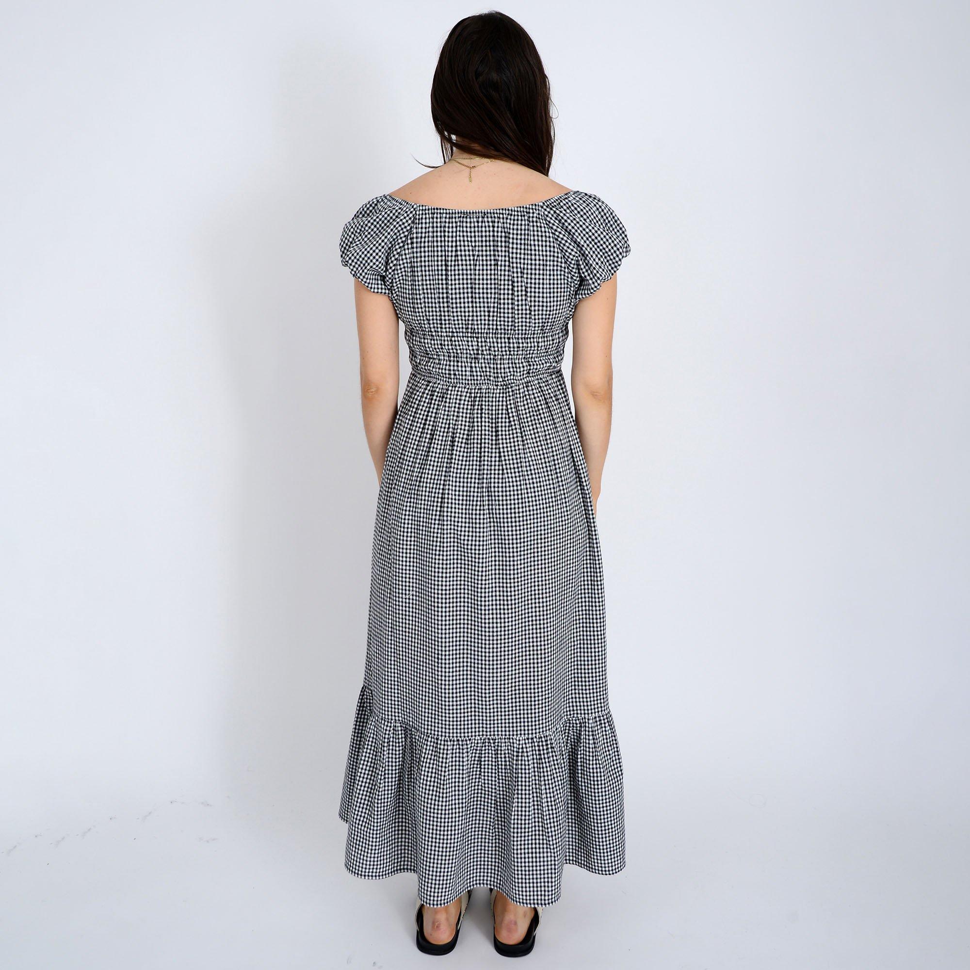 Women's Gingham Woven Dress