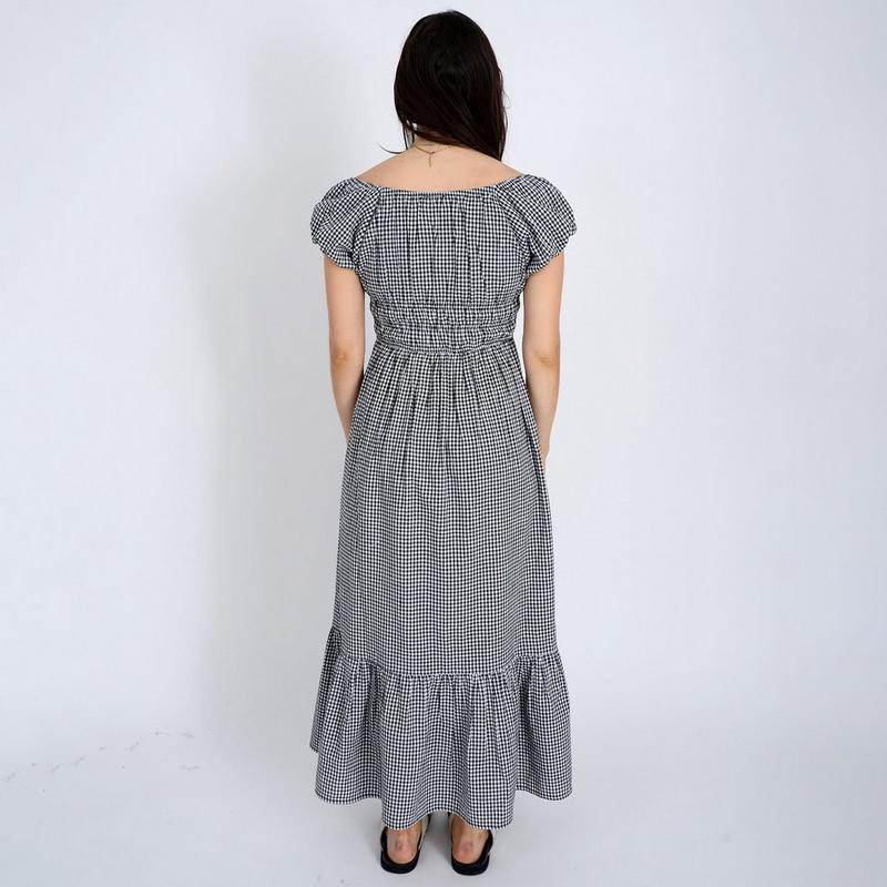 Oak & Ivy Women's Gingham Woven Dress