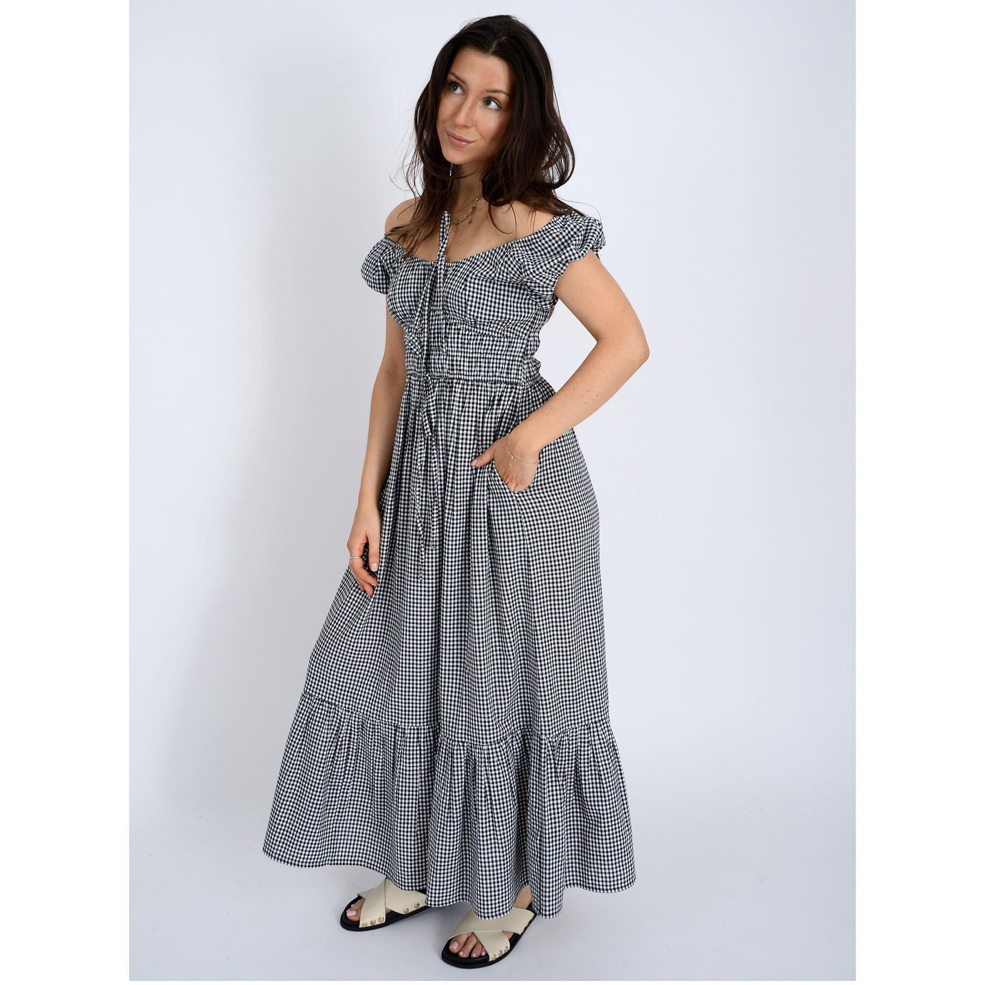 Women's Gingham Woven Dress