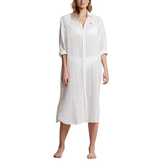 Polo Ralph Lauren Chemise cache-maillot Maxi Boyfriend pour femmes