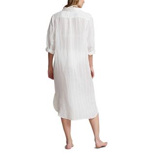 Polo Ralph Lauren Chemise cache-maillot Maxi Boyfriend pour femmes