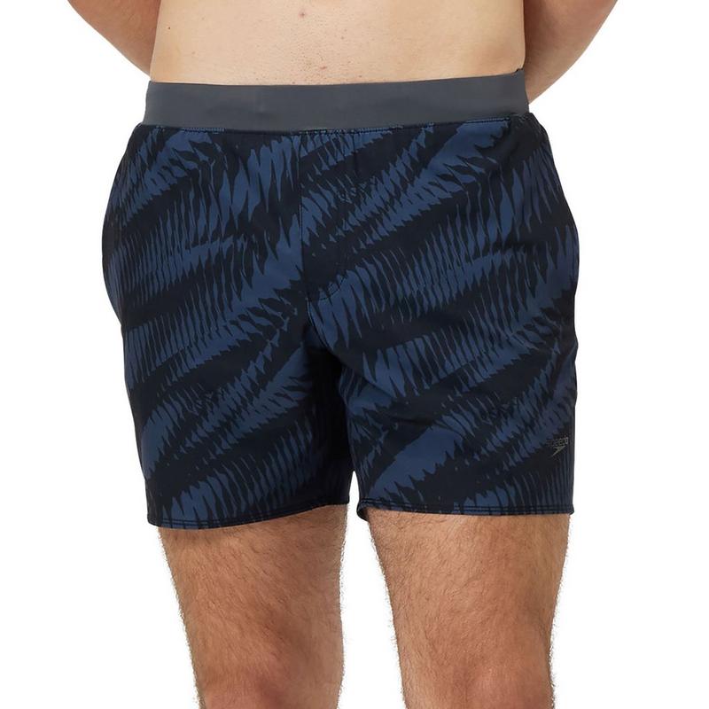 Speedo Men's Lookout Printed 16" Swim Trunk