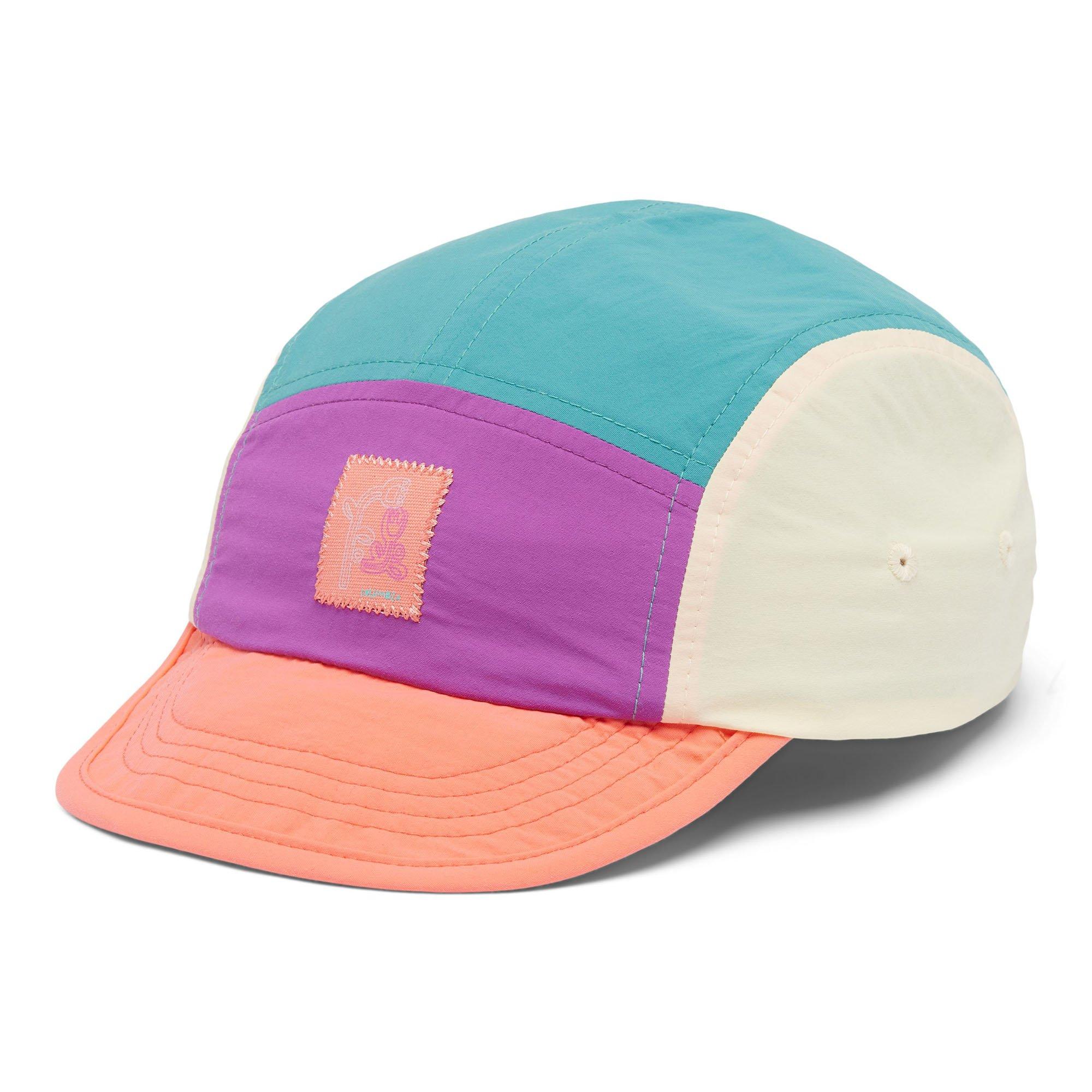 Columbia | Junior's Camp Charlie 5-Panel Hat, Razzle/hot Coral/teal/lemon Wash/playa Tulip