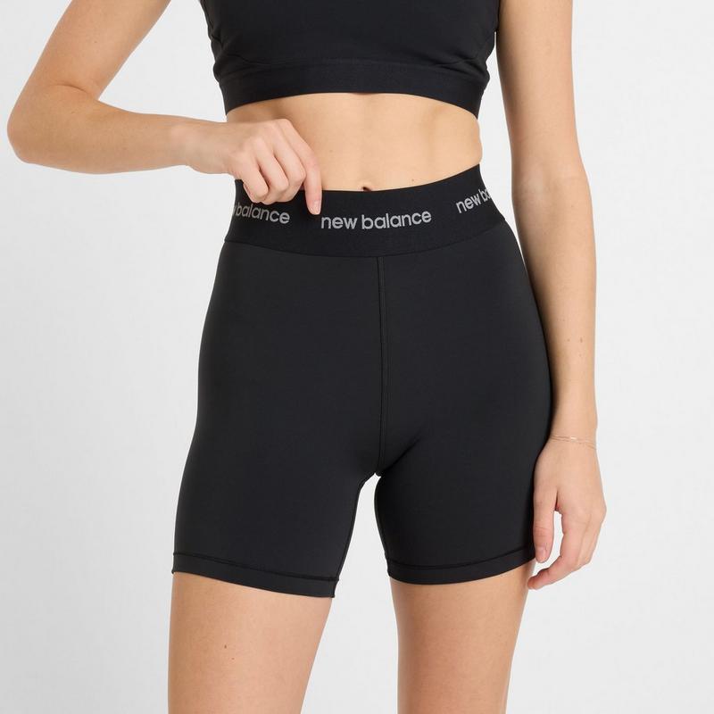 New Balance Short de sport &agrave; taille haute NB Sleek 5 po pour femmes