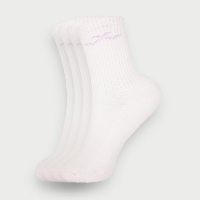 Lazypants Chaussettes mi-mollet Logo pour enfants (paquet de 2 paires)