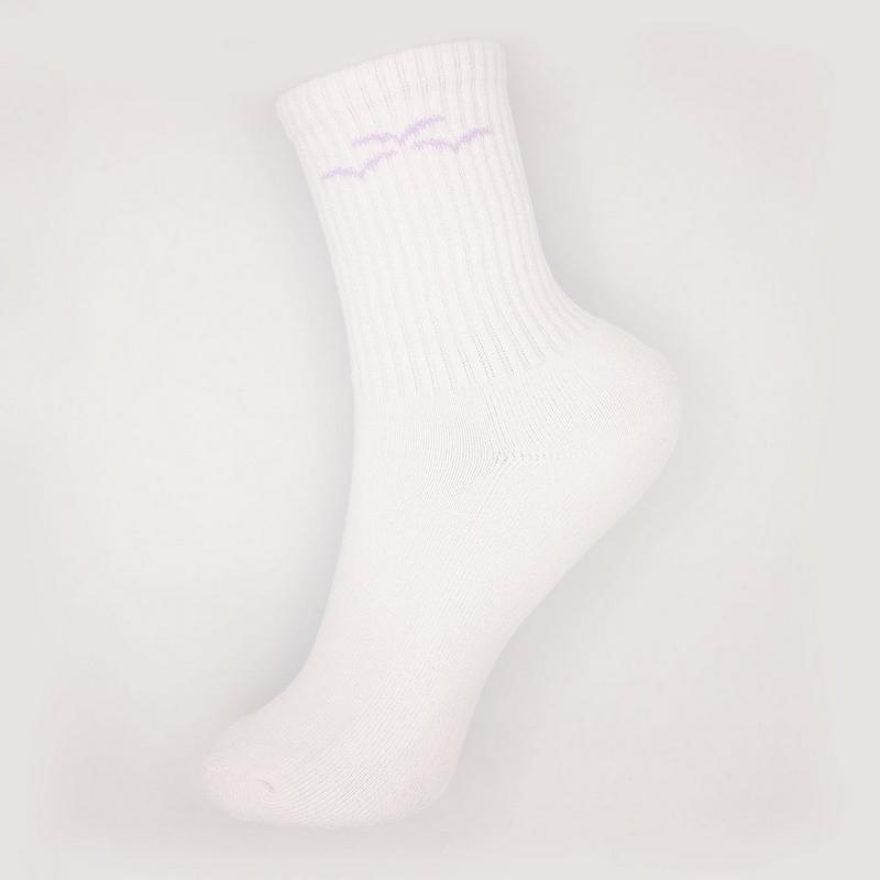 Lazypants Chaussettes mi-mollet Logo pour enfants (paquet de 2 paires)