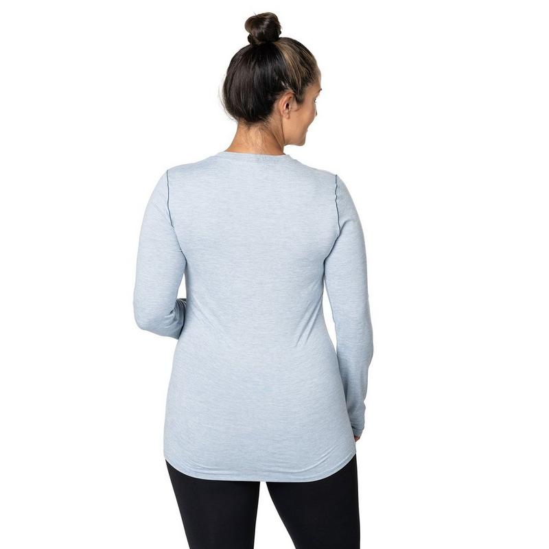 Hot Chillys Haut &agrave; col rond Clima-Tek pour femmes