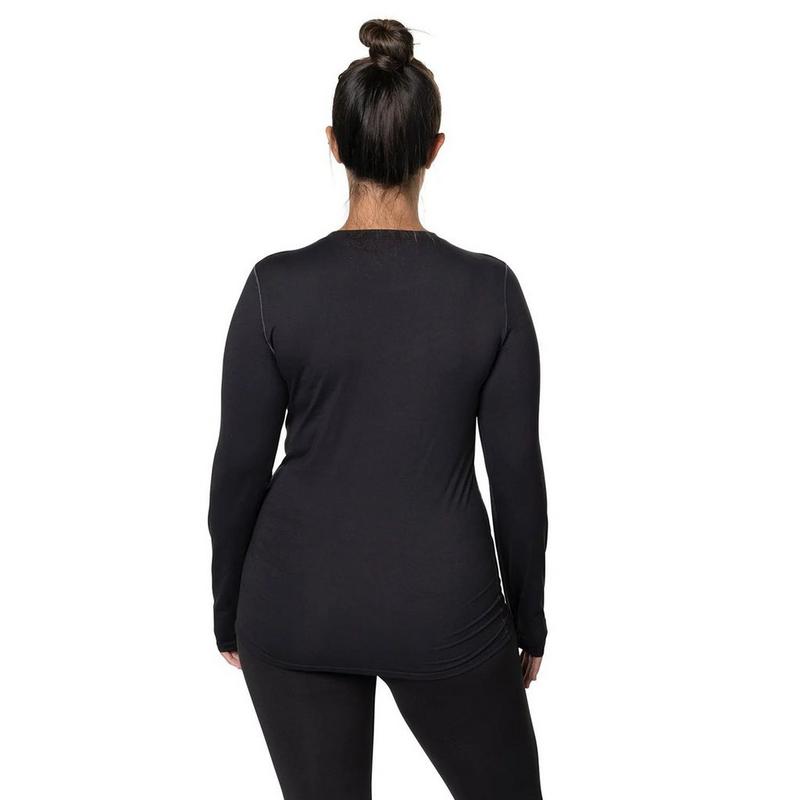 Hot Chillys Haut &agrave; col rond Clima-Tek pour femmes