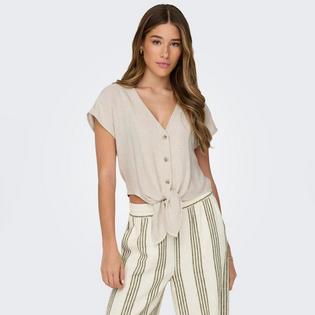 Only Women's Siesta Linen-Blend Blouse