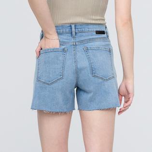 DUER Women's Performance Denim+ High Rise Relaxed Short