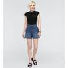 Women s Performance Denim  High Rise Relaxed Short