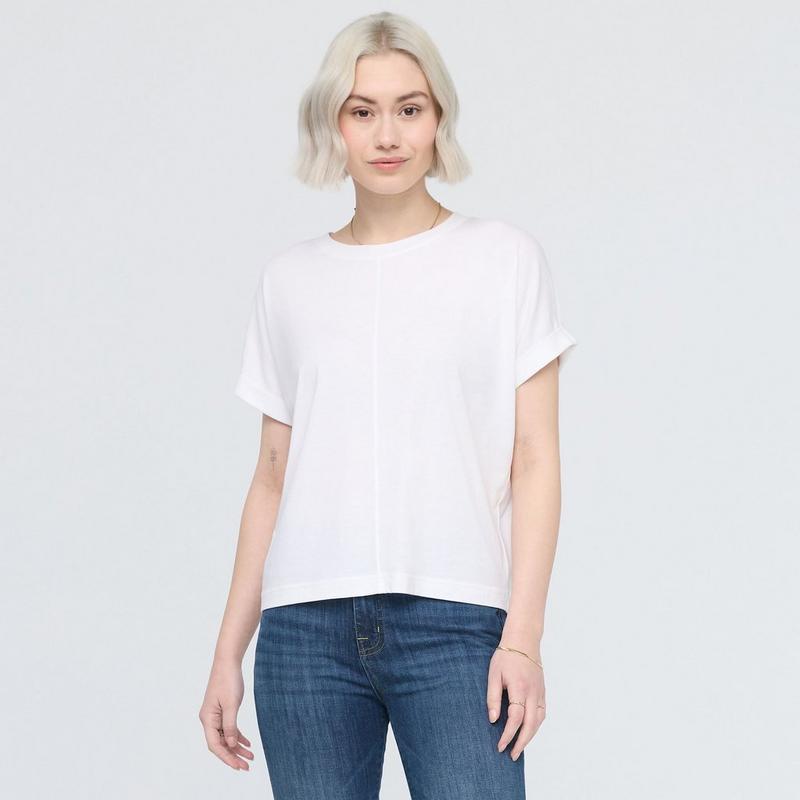 DUER Women's PurePima Vintage Dolman T-Shirt
