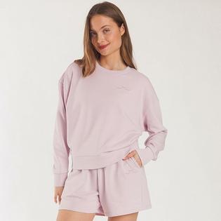 Lazypants Women's Kiara Crew Neck French Terry Sweatshirt