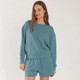 Lazypants Women's Kiara Crew Neck French Terry Sweatshirt