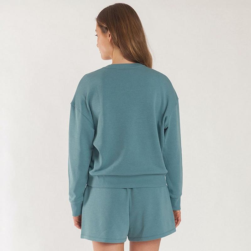 Lazypants Chandail Kiara en tissu bouclette pour femmes