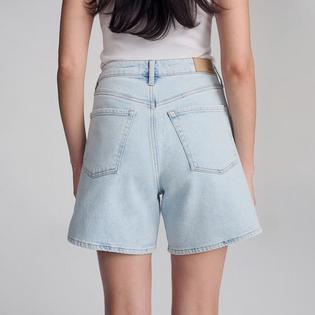 Mavi Short long en denim Heidi pour femmes