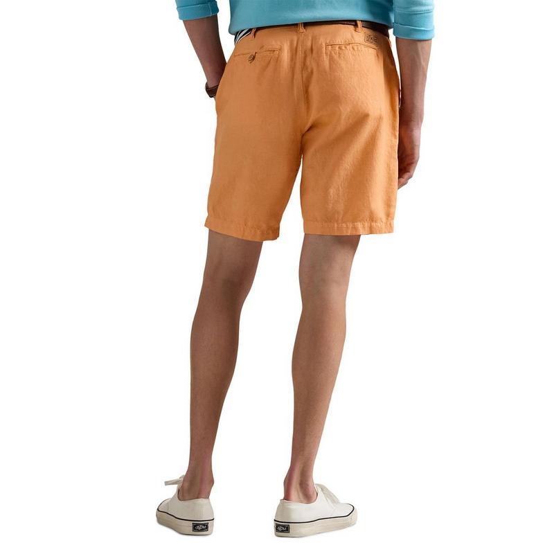 Polo Ralph Lauren Short en coton-lin &agrave; coupe classique pour hommes