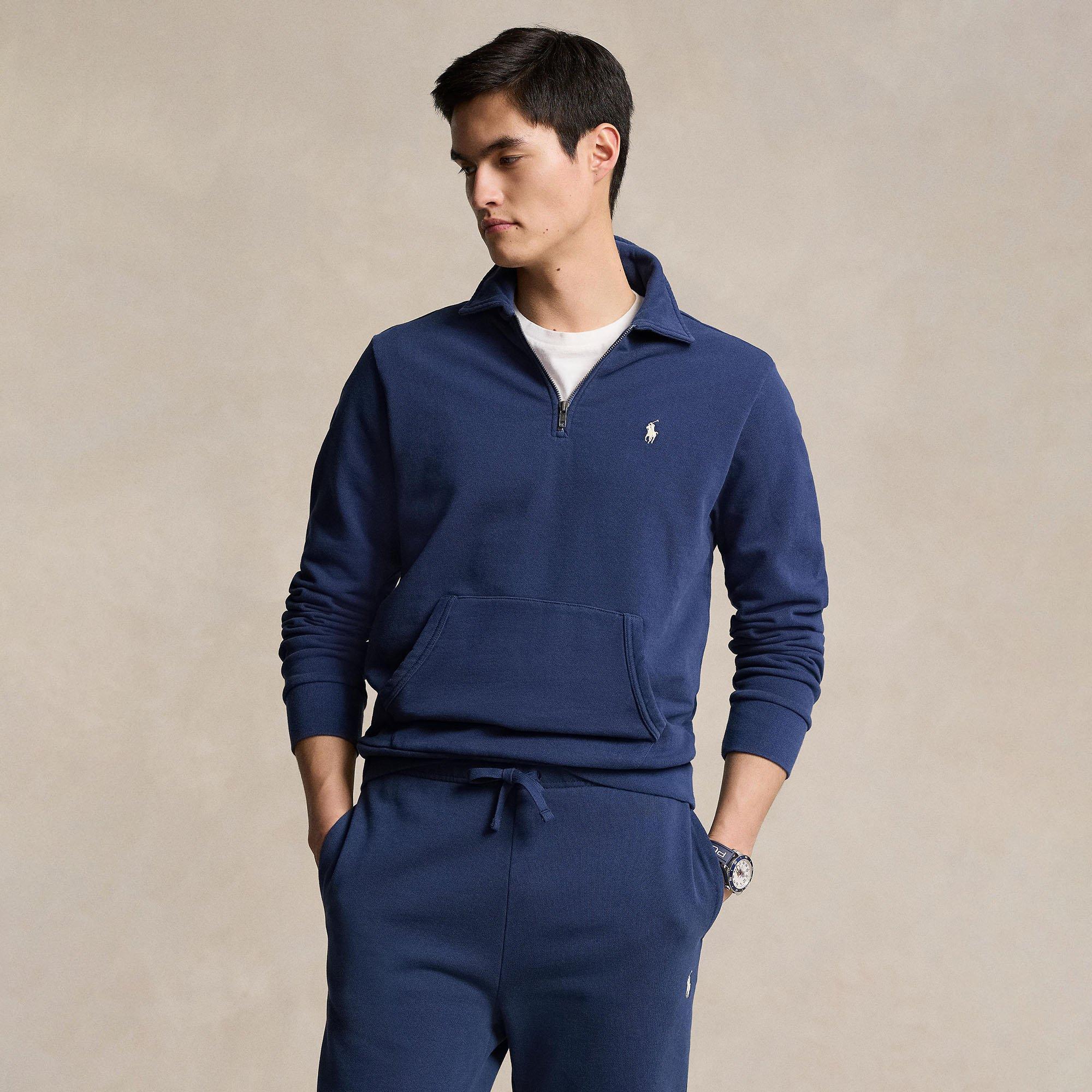Men's Loopback Fleece Quarter-Zip Sweatshirt | Polo Ralph Lauren