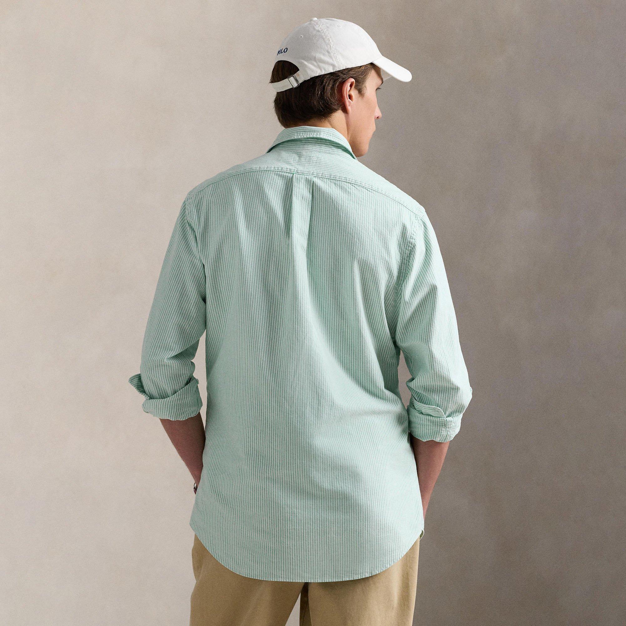 Men's Classic Fit Striped Oxford Shirt | Polo Ralph Lauren