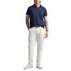 Polo en coton-lin   coupe standard pour hommes