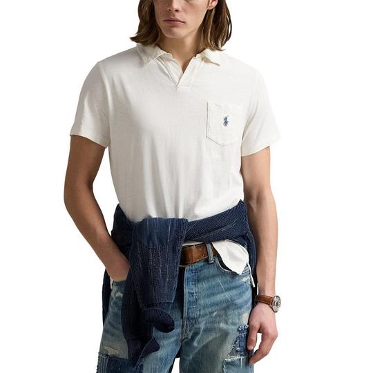 新品　POLO RALPH LAUREN Men's Standard Fit Cotton-Linen Polo | Polo Ralph Lauren